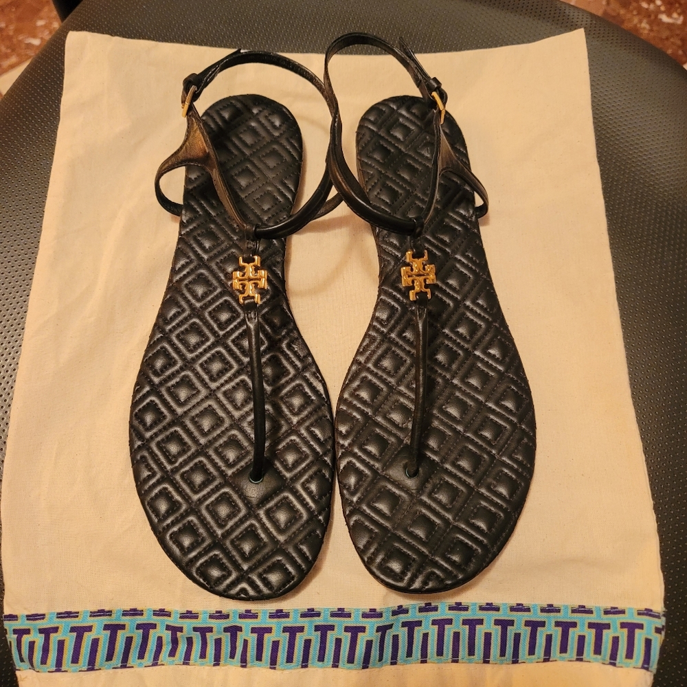 Tory Burch Marion Quilted Sandals